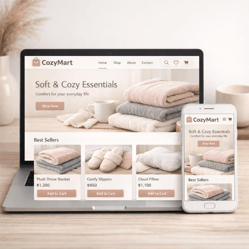 MERN Stack E‑commerce Web Application